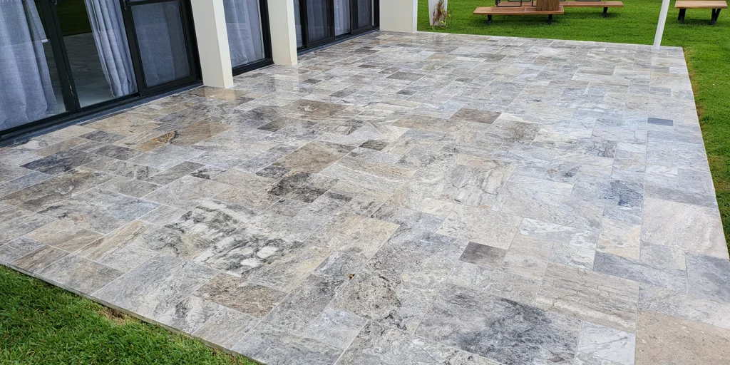 A guide to installing Travertine Pavers
