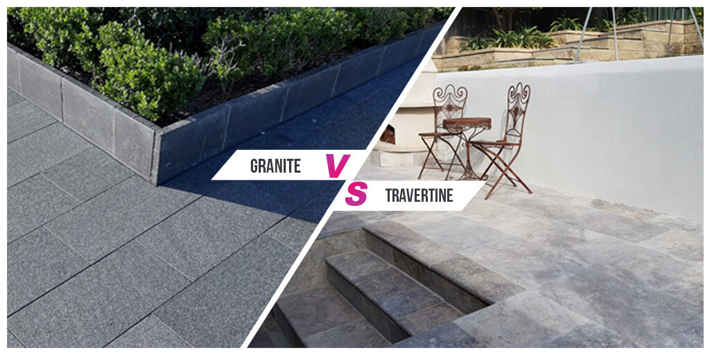 Choosing Granite Pavers vs. Travertine Pavers for Pool Surround