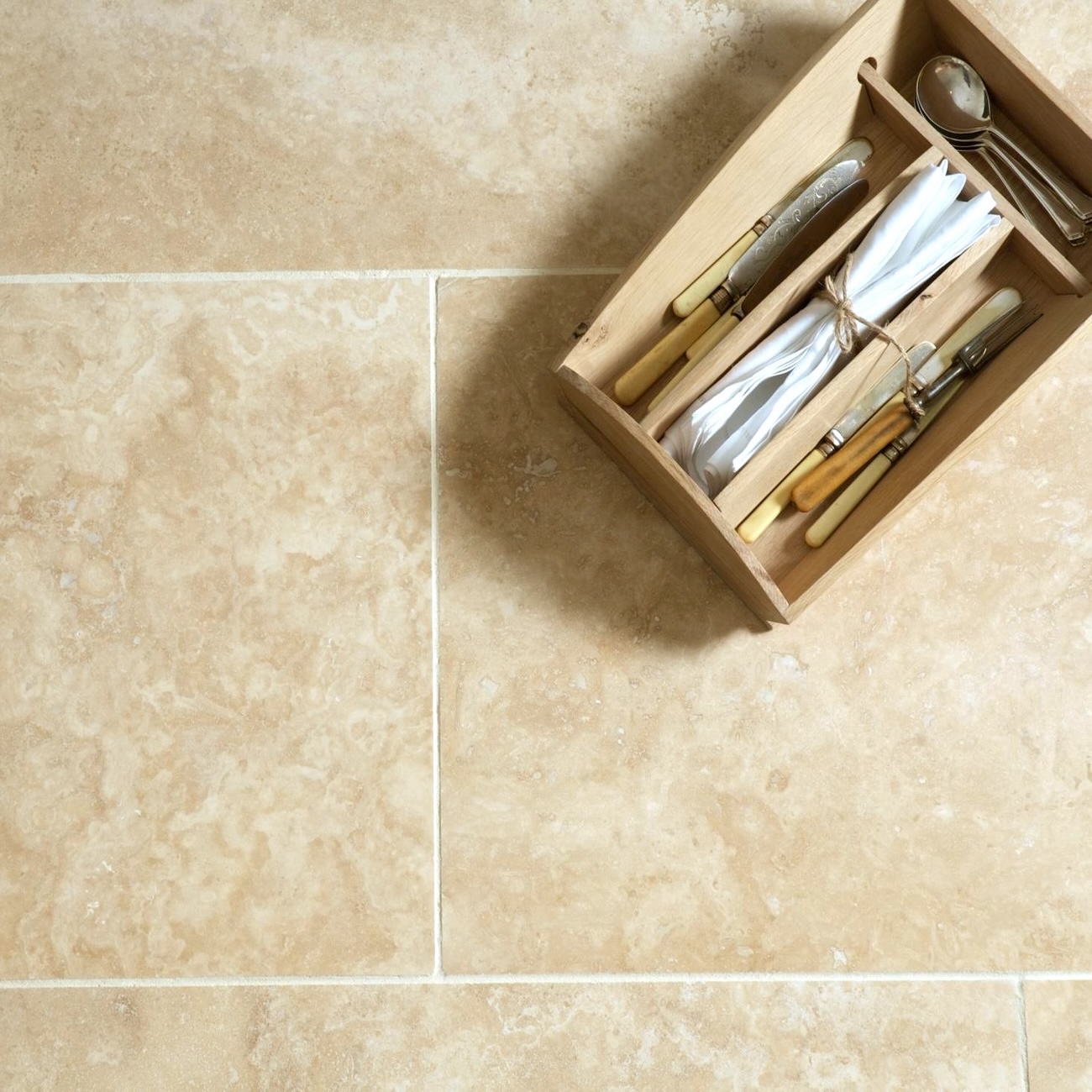 Ivory Premium Travertine Filled & Honed