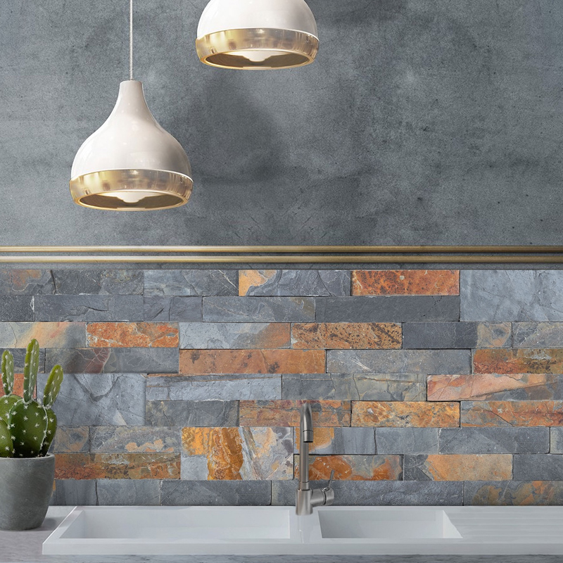 African Gold Stacked Stone