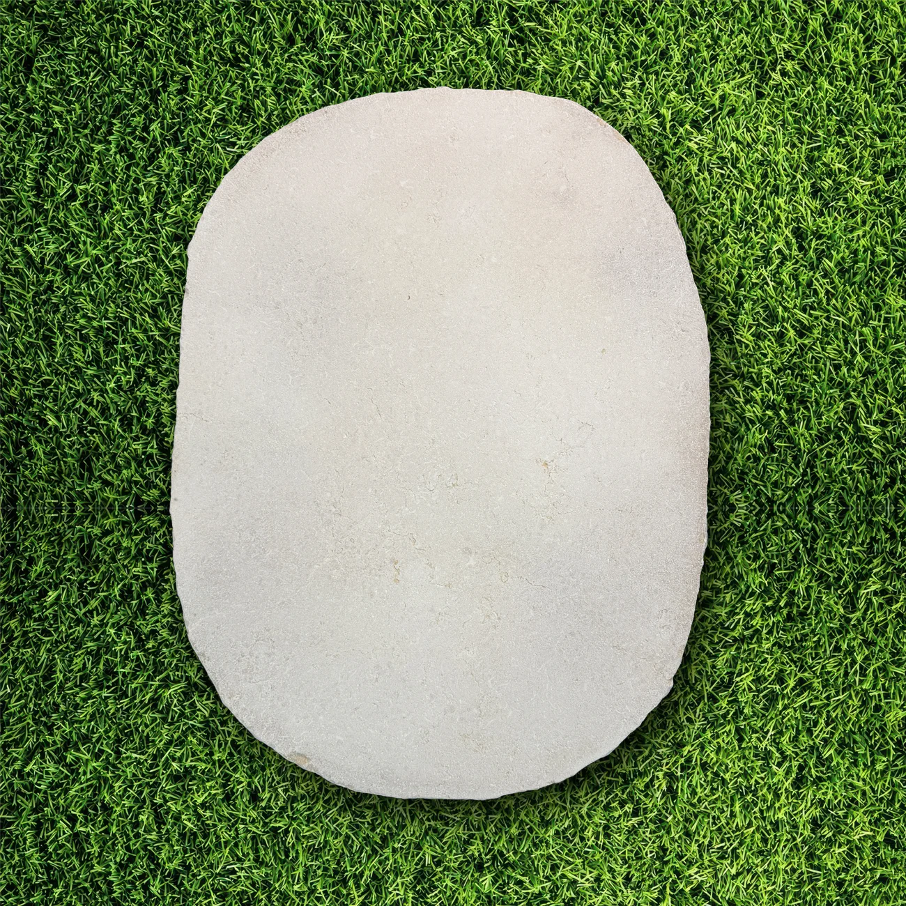 Cresme Limestone Organic Stepping Stone