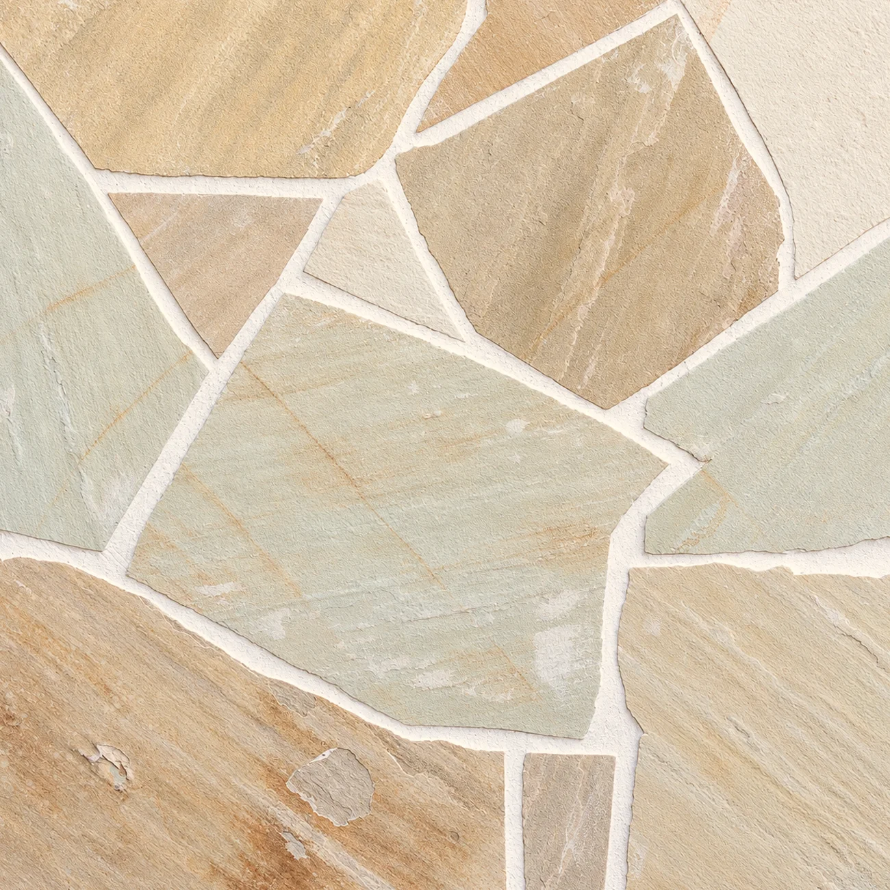 Sunrise Gold Sandstone Crazy Pavers / Flagstones