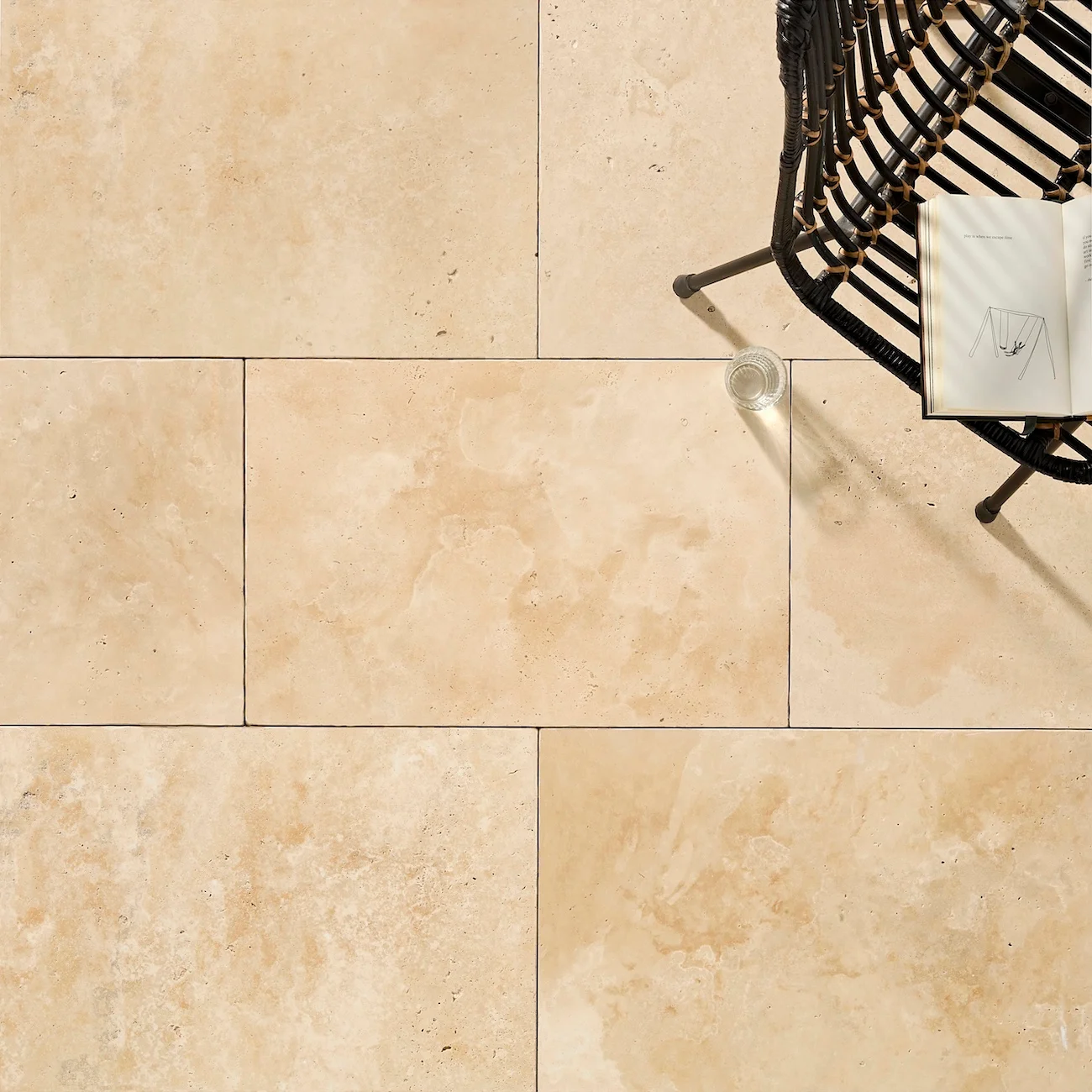 Ivory Premium Travertine Tiles, Pavers & Pool Copings