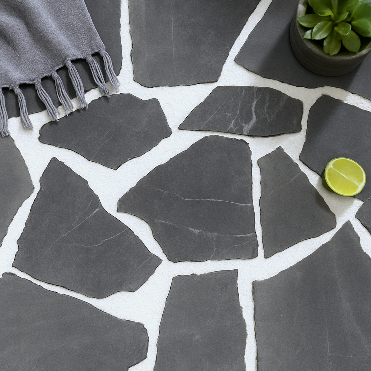 Paras Limestone Crazy Pavers / Flagstones