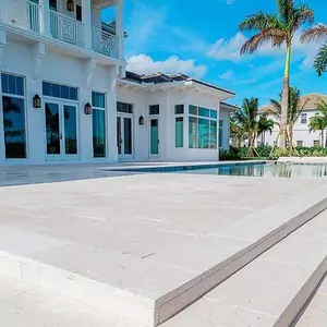 Indiana White Limestone Tiles, Pavers & Copings