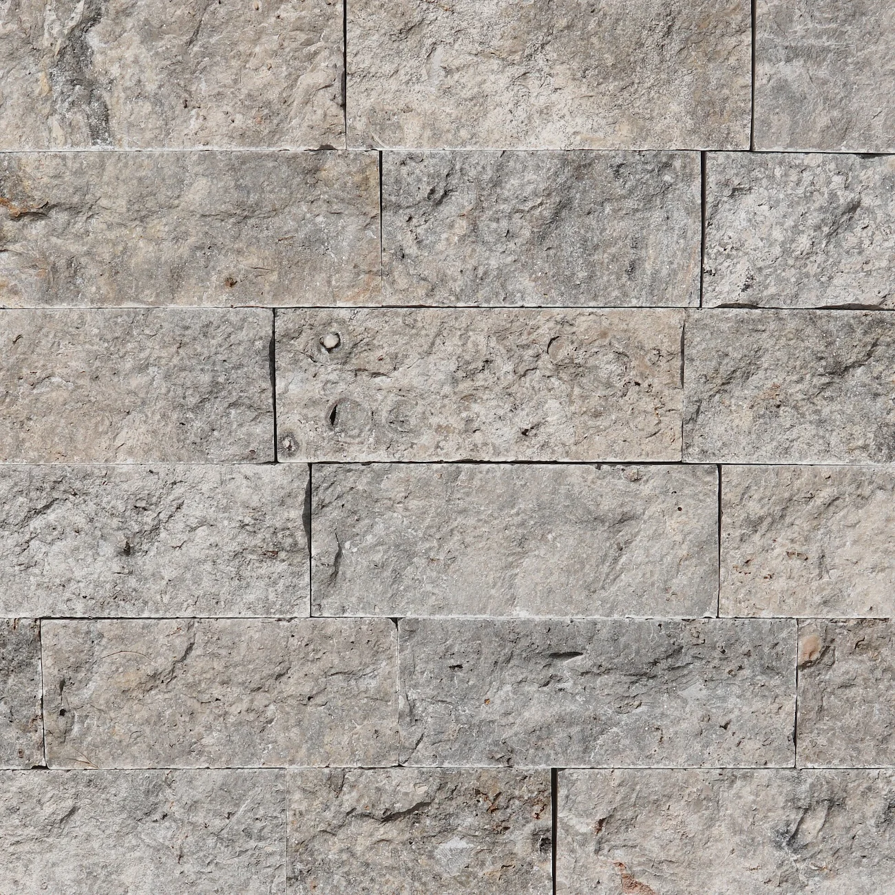 Silver Travertine Stacked Stone